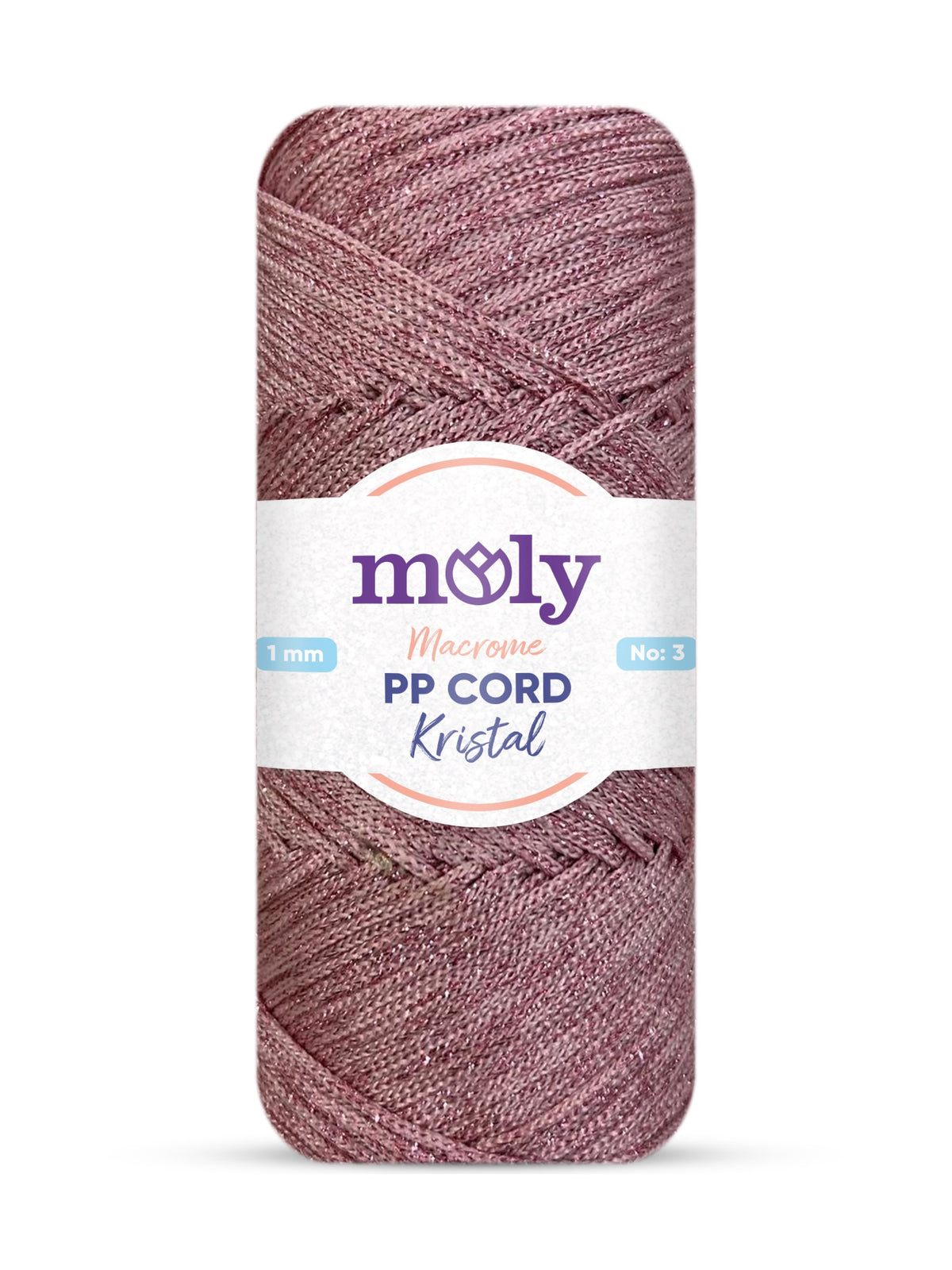 Moly Kristal PP Makrome No3 072 Makrome İpi 200 g