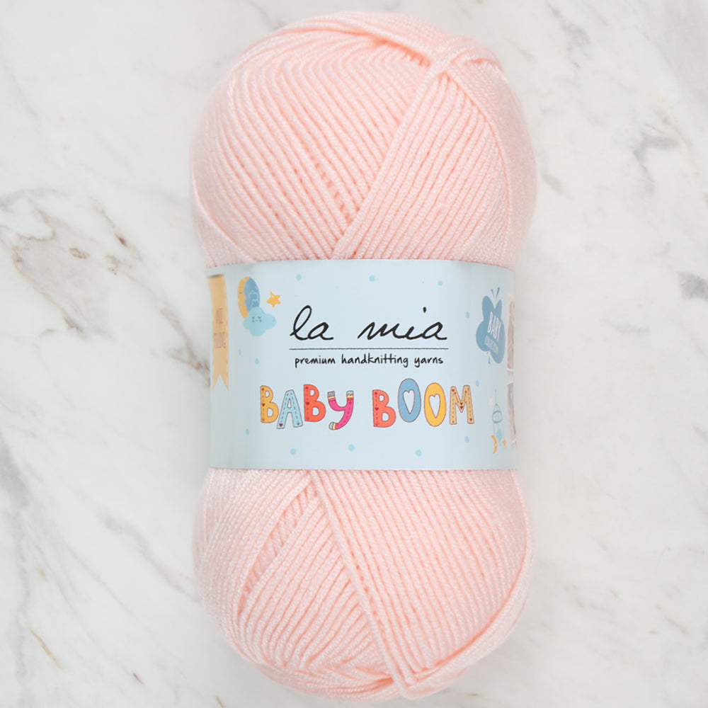 La Mia Baby Boom Açık Pembe El Örgü İpi - 699 - Hobinest Tuhafiye