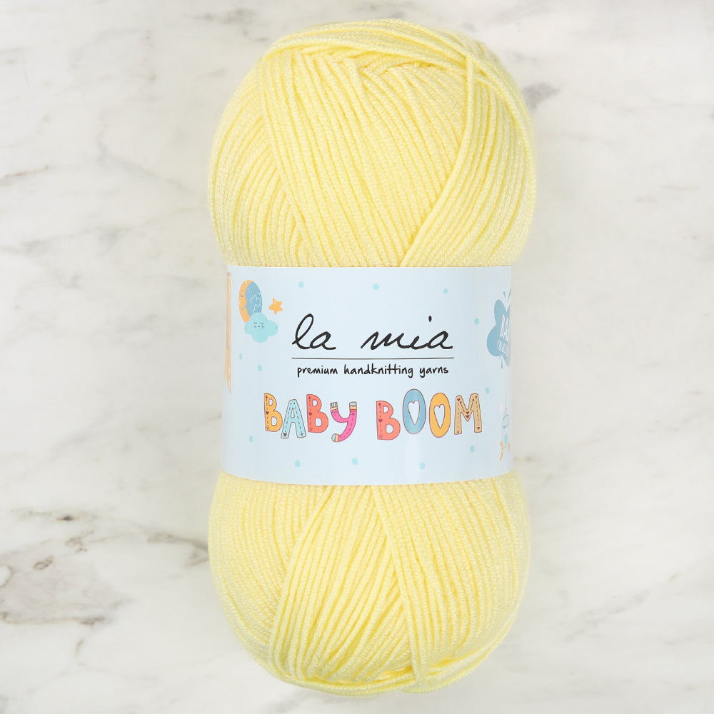 La Mia Baby Boom Sarı El Örgü İpi - 331 - Hobinest Tuhafiye
