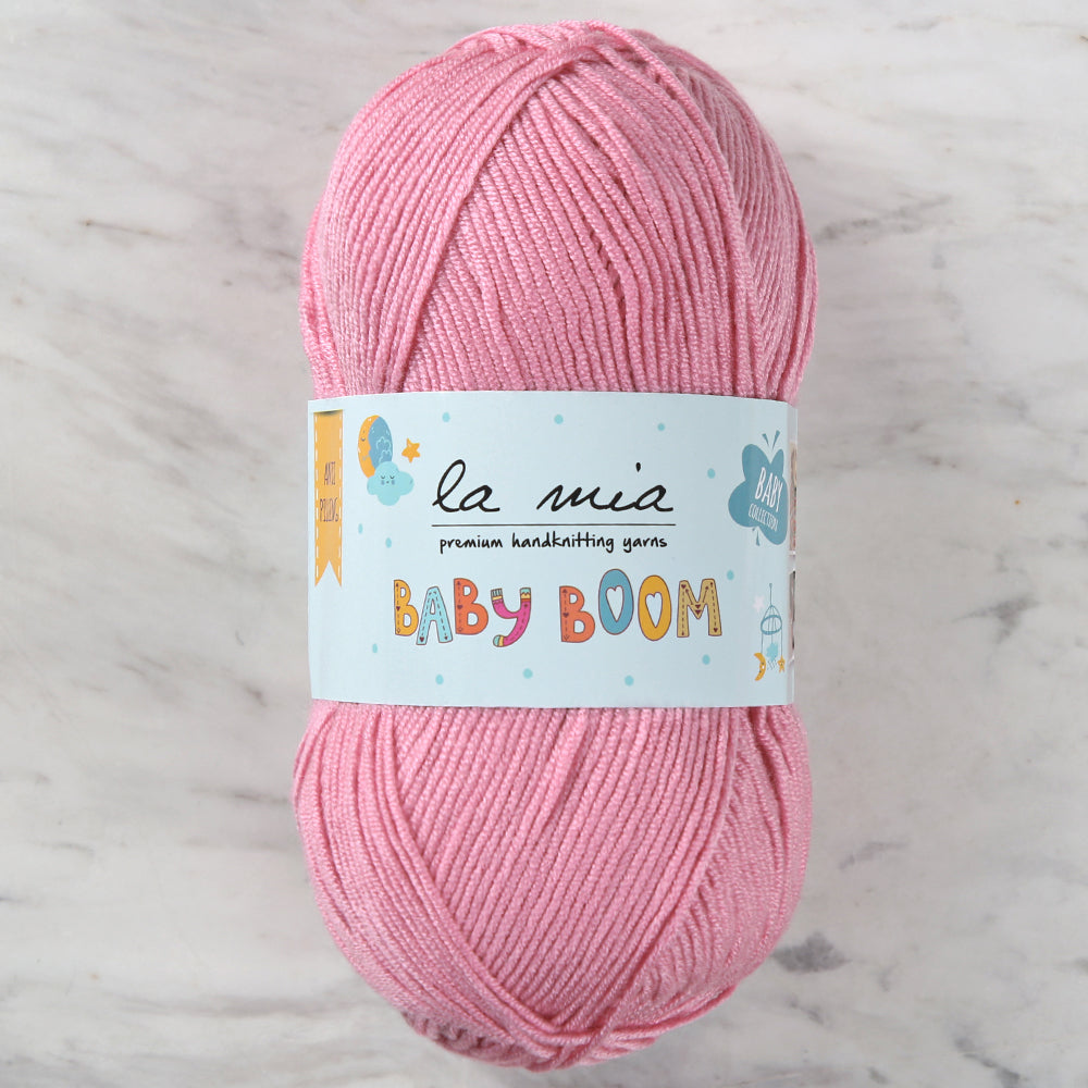 La Mia Baby Boom Pembe El Örgü İpi - 744 - Hobinest Tuhafiye