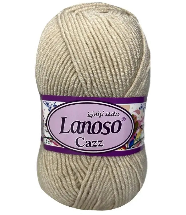 Lanoso Cazz 999 Taş Rengi Akrilik Örgü İpi 100 g
