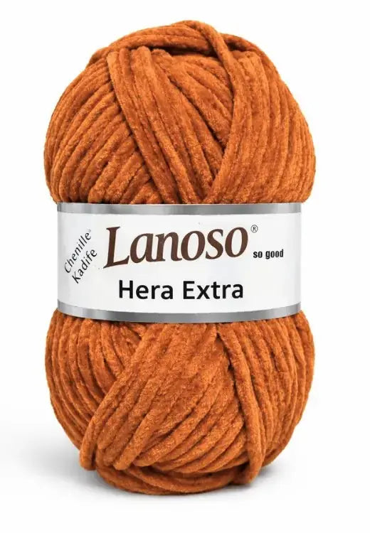 Lanoso Hera Extra 936 Kiremit Kadife Örgü İpi 100 g