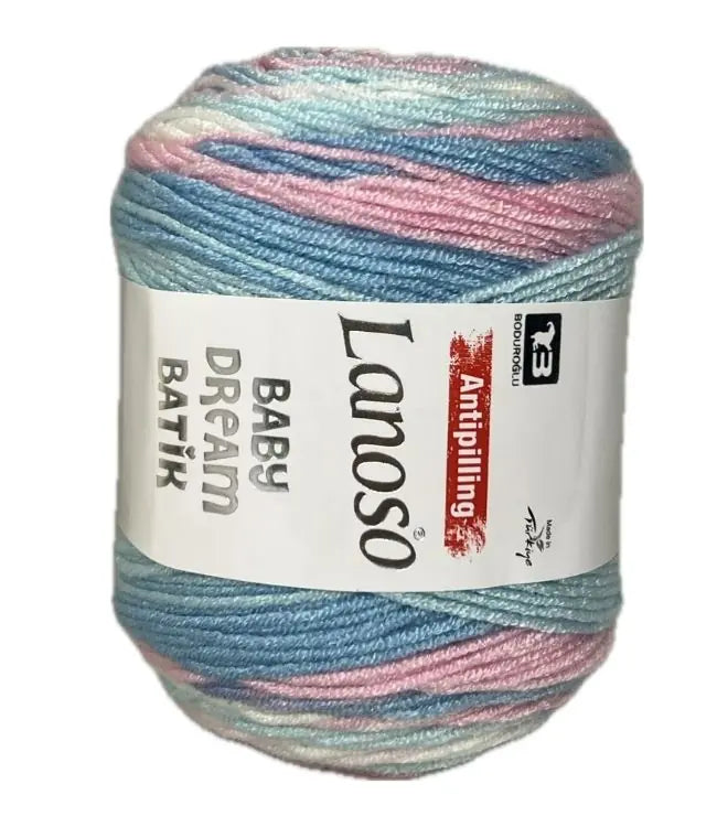 Lanoso Baby Dream Antipilling Batik 751 Batik Bebek Örgü İpi 100 g