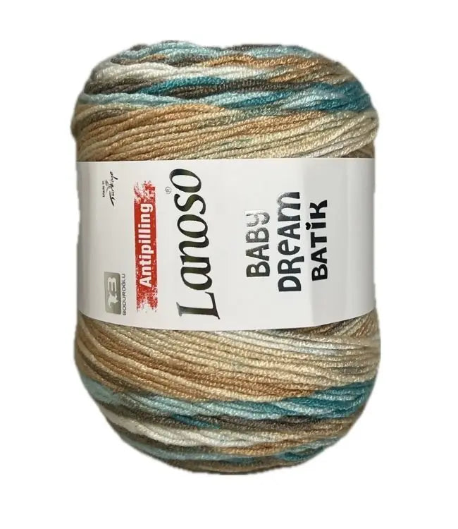 Lanoso Baby Dream Antipilling Batik 760 Batik Bebek Örgü İpi 100 g