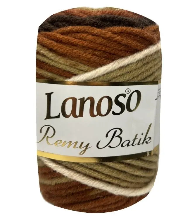 Lanoso Remy Batik 813 Batik Yün Karışımlı Örgü İpi 100 g