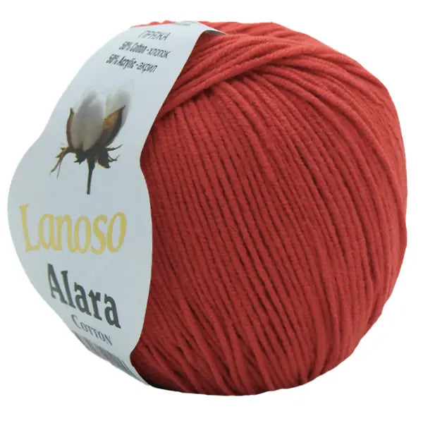 Lanoso Alara 1938 Mercan 50 g 140 m örgü ipliği