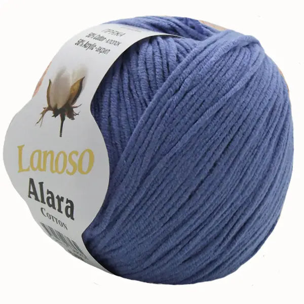 Lanoso Alara 941 İndigo 50 g 140 m örgü ipliği