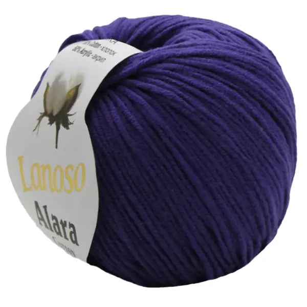 Lanoso Alara 945 Menekşe 50 g 140 m örgü ipliği