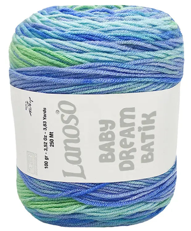 Lanoso Baby Dream Antipilling Batik 740 Batik Bebek Örgü İpi 100 g