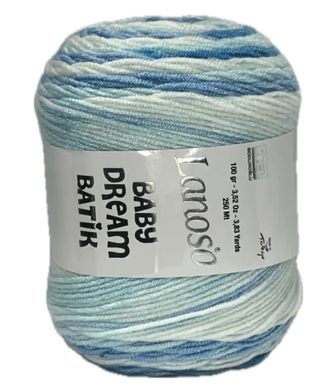 Lanoso Baby Dream Antipilling Batik 754 Batik Bebek Örgü İpi 100 g