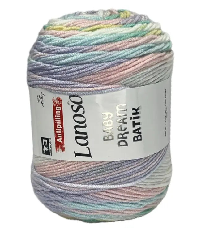 Lanoso Baby Dream Antipilling Batik 758 Batik Bebek Örgü İpi 100 g