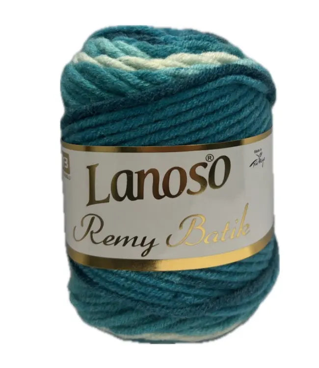 Lanoso Remy Batik 812 Batik Yün Karışımlı Örgü İpi 100 g