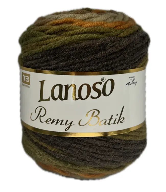 Lanoso Remy Batik 815 Batik Yün Karışımlı Örgü İpi 100 g