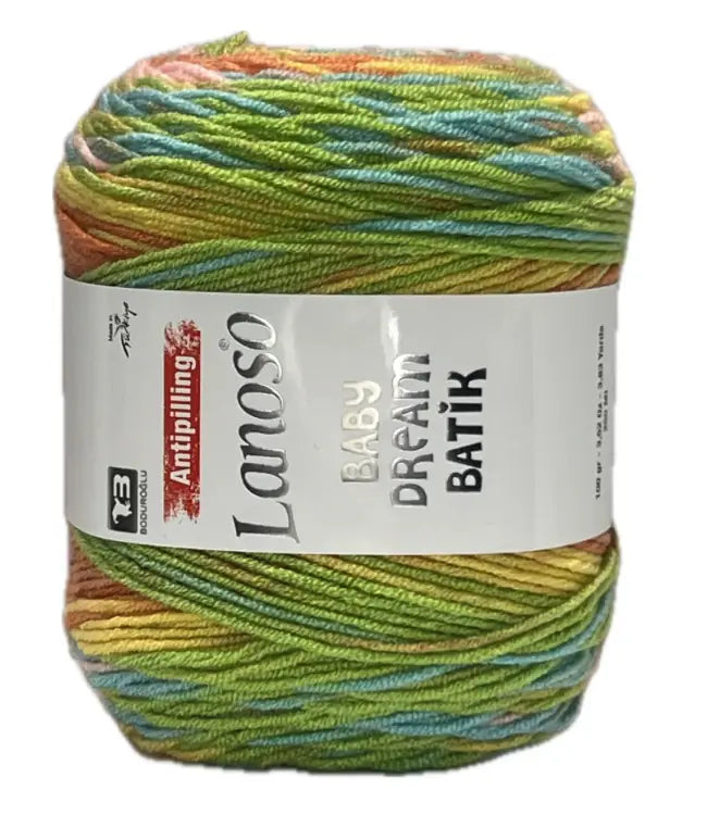 Lanoso Baby Dream Antipilling Batik 757 Batik Bebek Örgü İpi 100 g