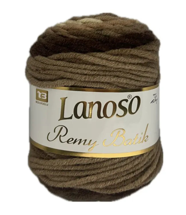 Lanoso Remy Batik 810 Batik Yün Karışımlı Örgü İpi 100 g