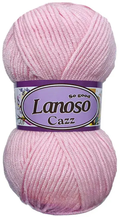 Lanoso Cazz 931 Açık Pembe Akrilik Örgü İpi 100 g