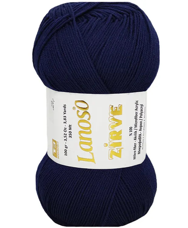 Lanoso Zirve 958 Mikrofiber Akrilik Örgü İpi 100 g