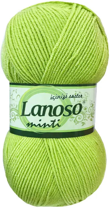 Lanoso Minti 911 Fıstık Yeşili Akrilik Örgü İpi 100 g