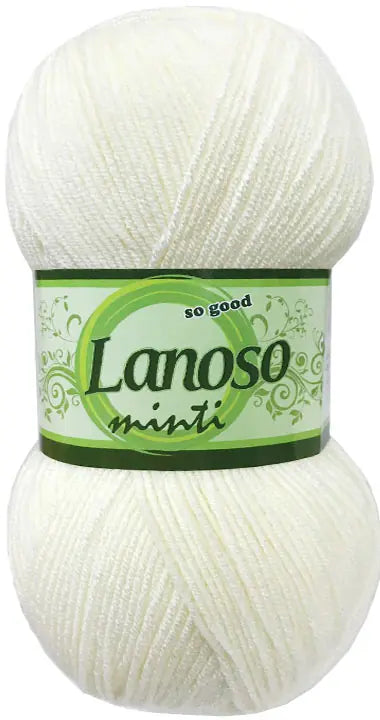 Lanoso Minti 902 Krem Akrilik Örgü İpi 100 g