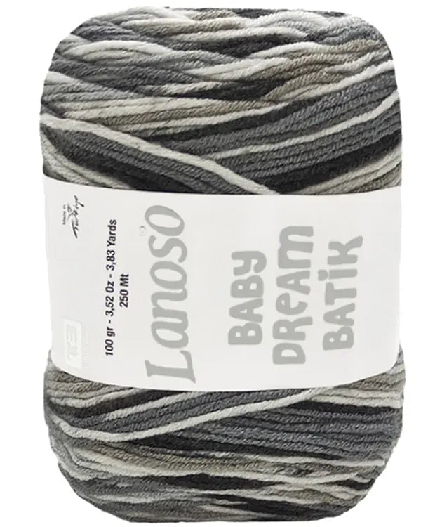 Lanoso Baby Dream Antipilling Batik 742 Batik Bebek Örgü İpi 100 g