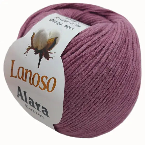 Lanoso Alara 978 Lavanta 50 g 140 m örgü ipliği