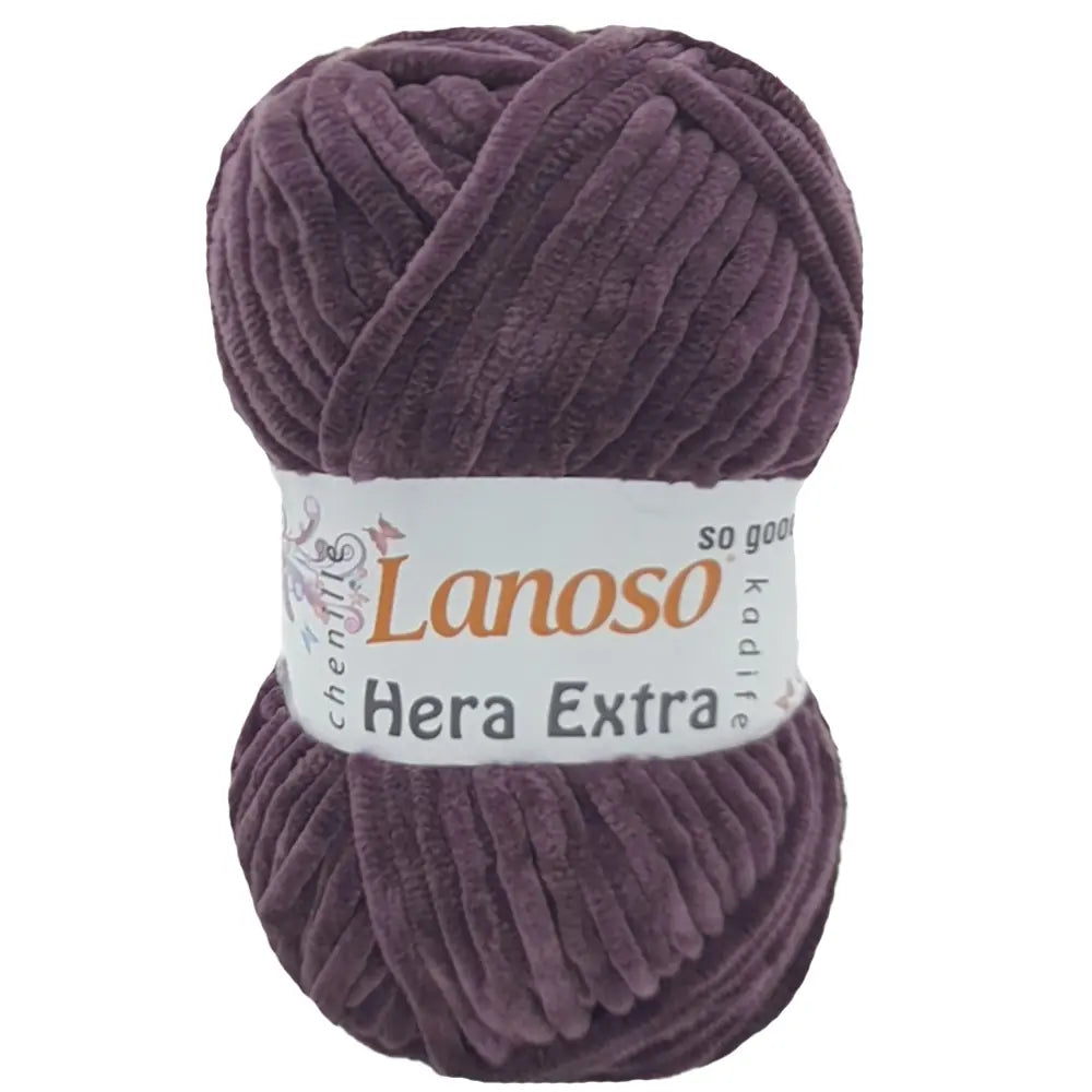 Lanoso Hera Extra 986 Açık Mürdüm Kadife Örgü İpi 100 g