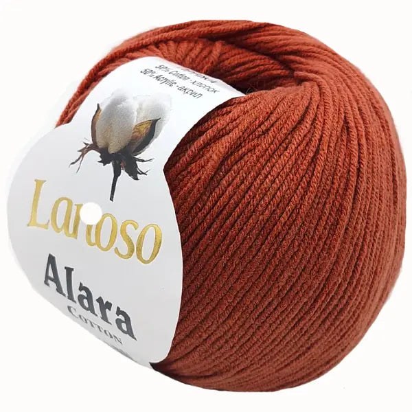 Lanoso Alara 936 Kiremit 50 g 140 m örgü ipliği