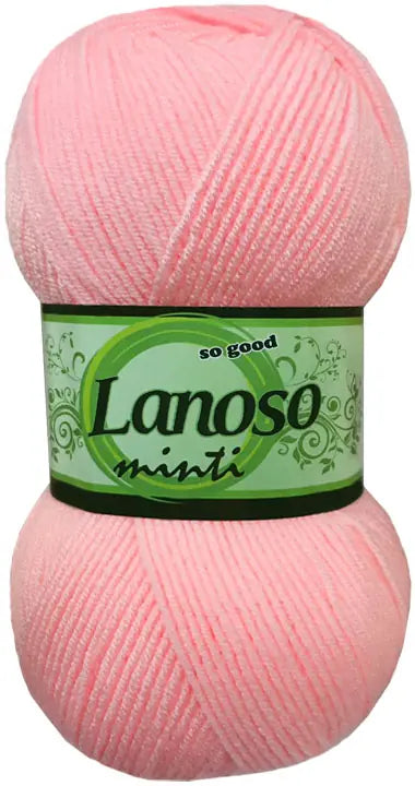 Lanoso Minti 932 Pembe Akrilik Örgü İpi 100 g