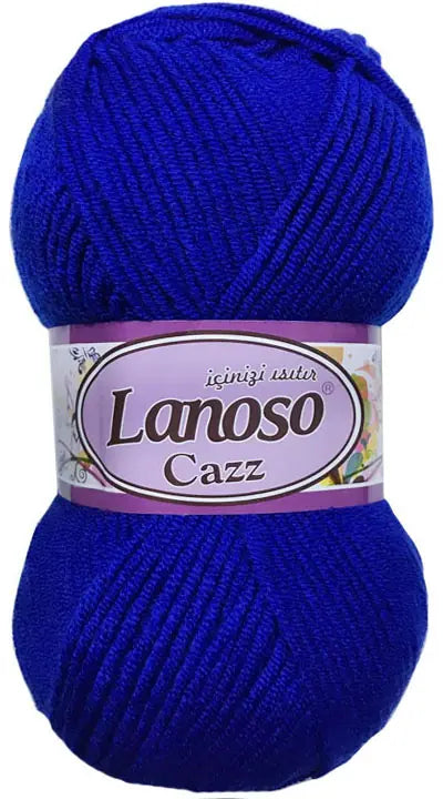 Lanoso Cazz 954 Saks Mavisi Akrilik Örgü İpi 100 g