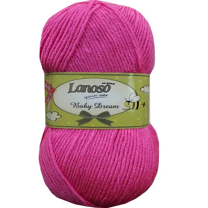 Lanoso Baby Dream Antipilling 946 Menekşe Bebek Örgü İpi 100 g