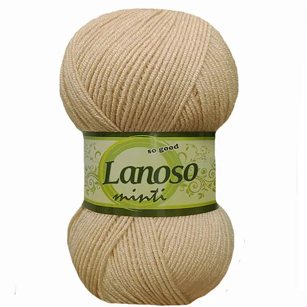 Lanoso Minti 999 Taş Rengi Akrilik Örgü İpi 100 g