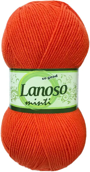 Lanoso Minti 906 Oranj Akrilik Örgü İpi 100 g