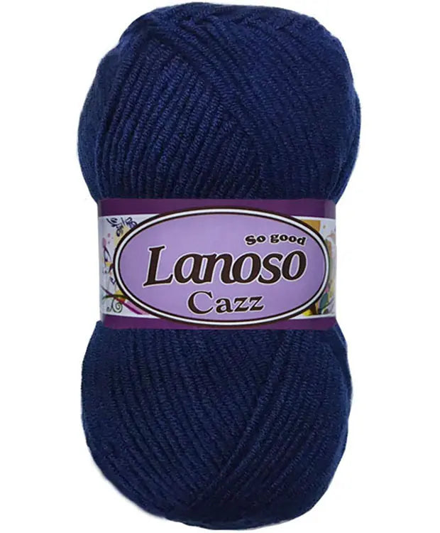 Lanoso Cazz 958 Lacivert Akrilik Örgü İpi 100 g