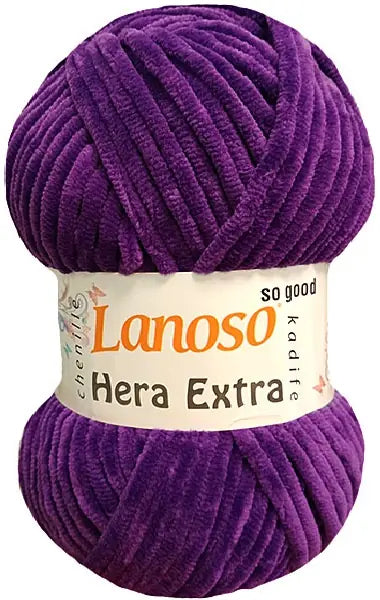 Lanoso Hera Extra 945 Açık Lila Kadife Örgü İpi 100 g