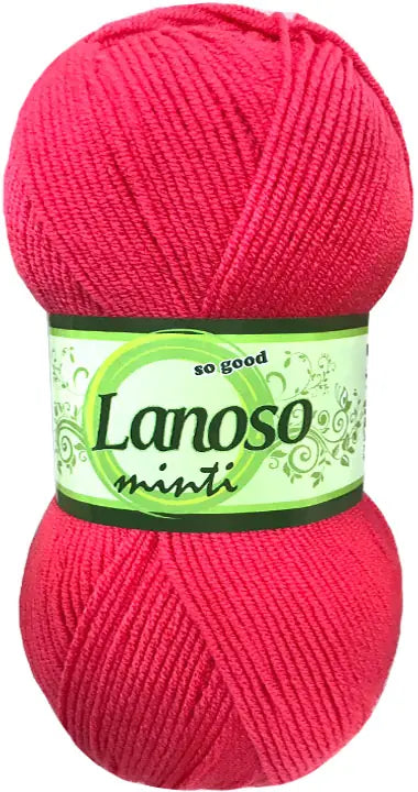 Lanoso Minti 938 Nar Çiçeği Akrilik Örgü İpi 100 g