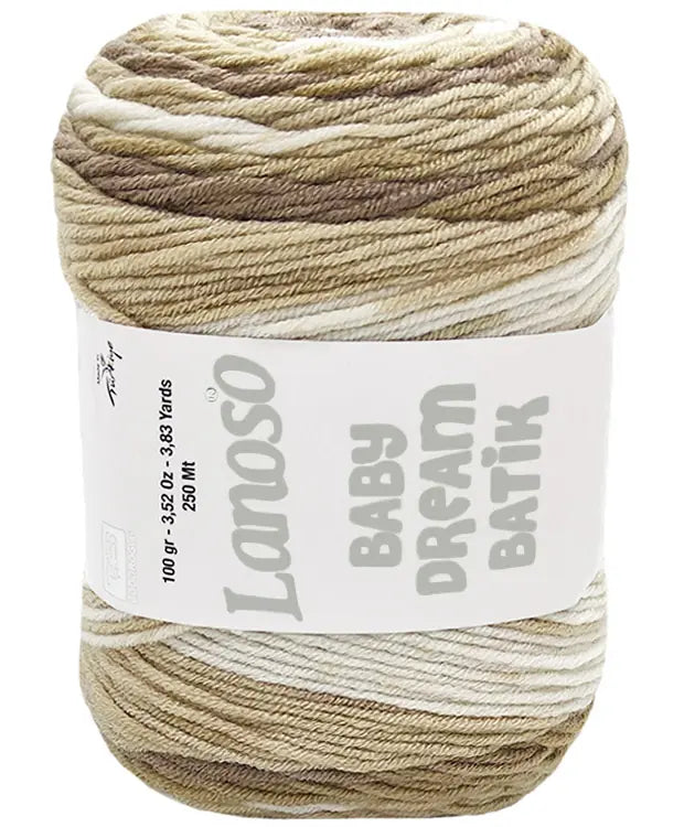 Lanoso Baby Dream Antipilling Batik 748 Batik Bebek Örgü İpi 100 g