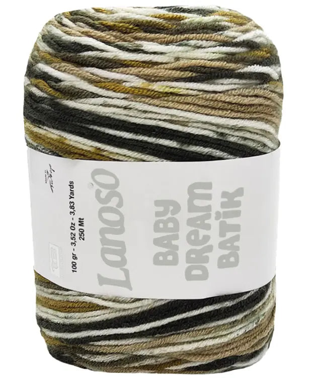 Lanoso Baby Dream Antipilling Batik 747 Batik Bebek Örgü İpi 100 g