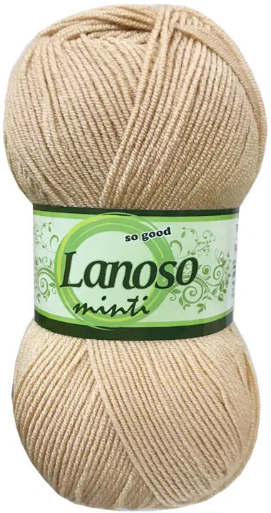 Lanoso Minti 905 Bej Akrilik Örgü İpi 100 g