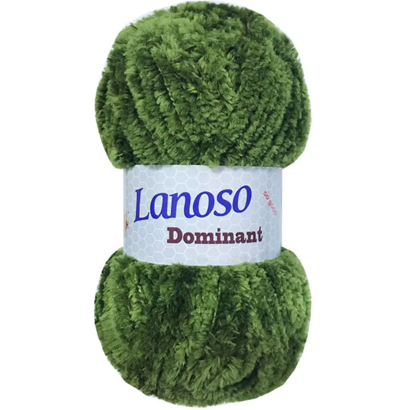 Lanoso Dominant 912 Kına Yeşili 100 g 75 m örgü ipliği