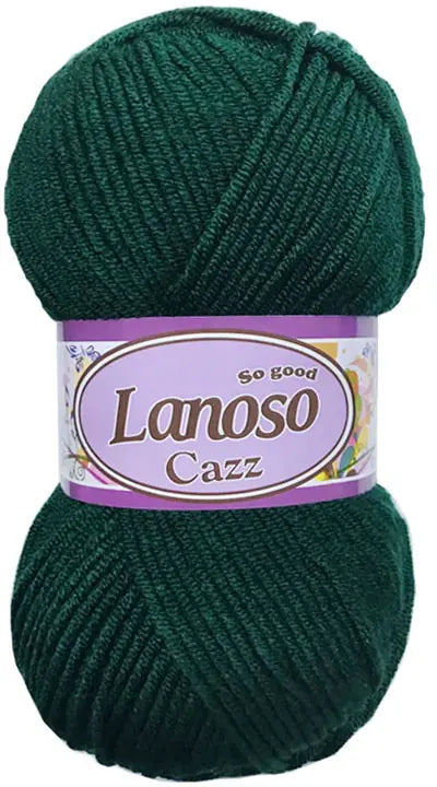 Lanoso Cazz 930 Nefti Yeşil Akrilik Örgü İpi 100 g