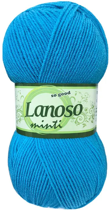 Lanoso Minti 916 Turkuaz Akrilik Örgü İpi 100 g