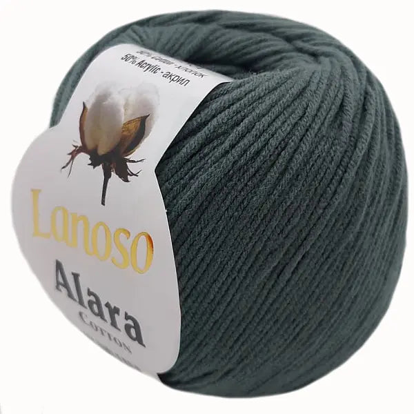 Lanoso Alara 953 Koyu Gri 50 g 140 m örgü ipliği
