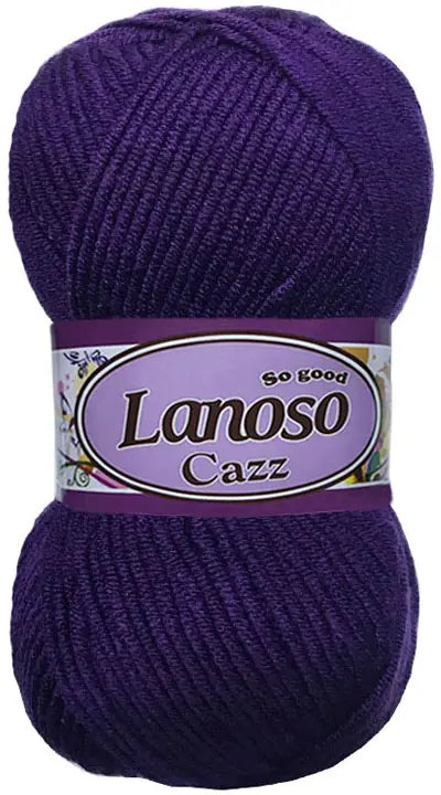 Lanoso Cazz 959 Mürdüm Akrilik Örgü İpi 100 g