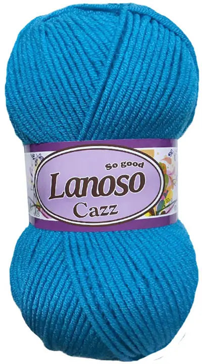 Lanoso Cazz 916 Turkuaz Akrilik Örgü İpi 100 g