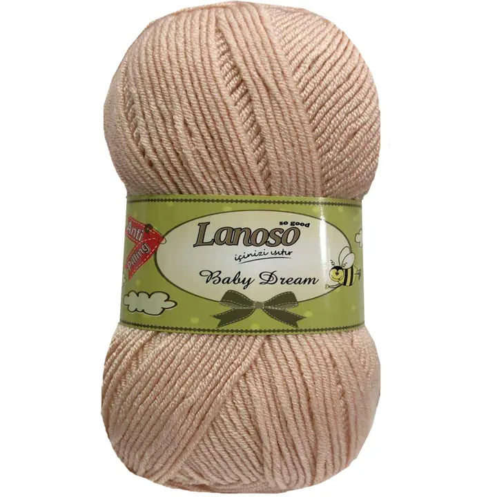 Lanoso Baby Dream Antipilling 937 Ten Rengi Bebek Örgü İpi 100 g