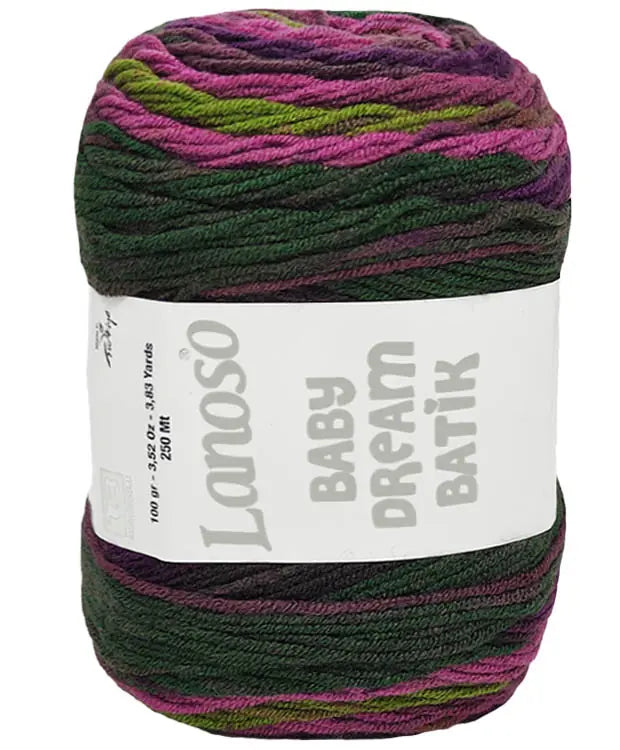Lanoso Baby Dream Antipilling Batik 744 Batik Bebek Örgü İpi 100 g
