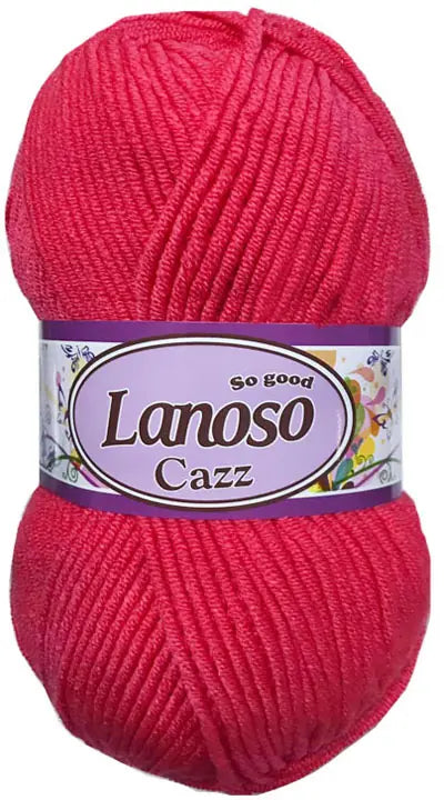 Lanoso Cazz 938 Nar Çiçeği Akrilik Örgü İpi 100 g