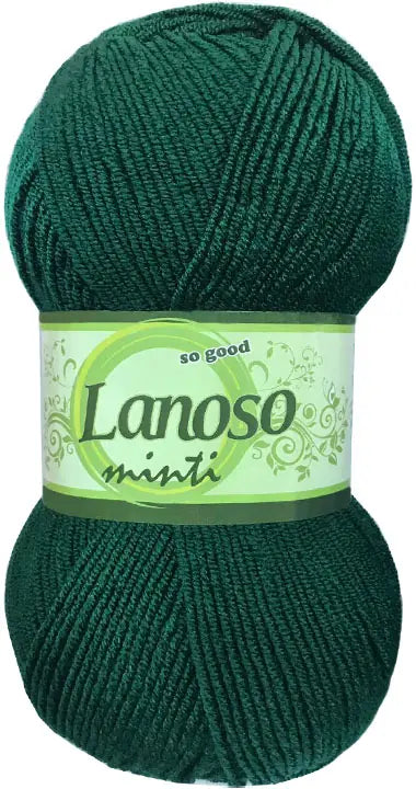 Lanoso Minti 930 Zümrüt Akrilik Örgü İpi 100 g