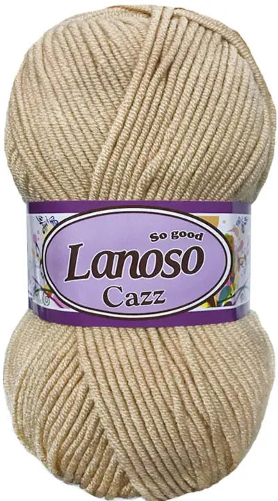Lanoso Cazz 905 Bej Akrilik Örgü İpi 100 g