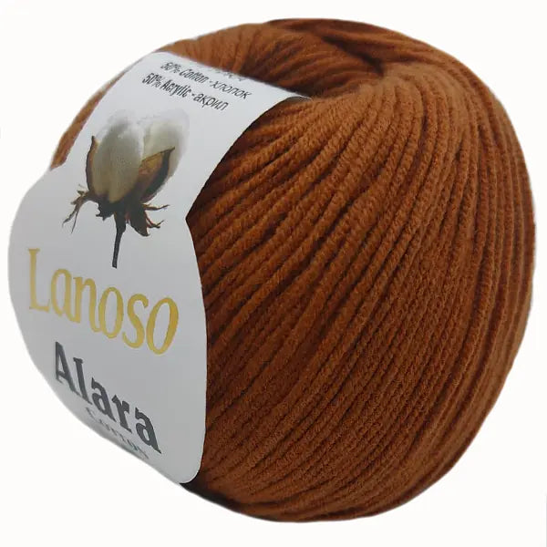 Lanoso Alara 922 Taba 50 g 140 m örgü ipliği